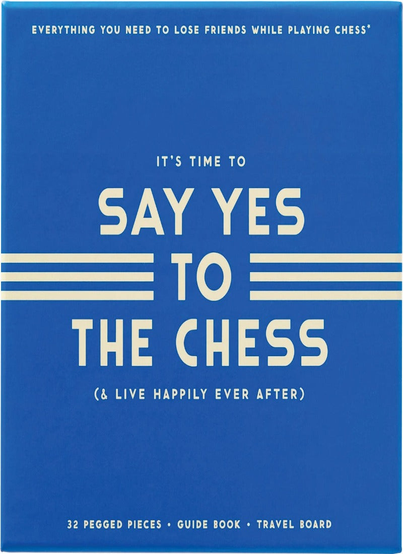 Say Yes To The Chess Game Set